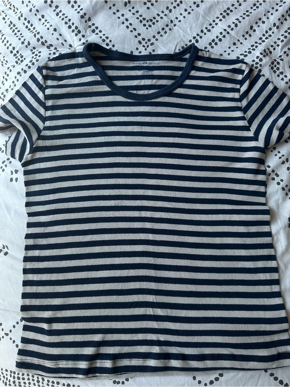 Striped navy brandy Melville shirt